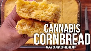 CannaCornbread Recipe [upl. by Ahsitnauq]