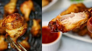 Air Fryer CHICKEN WINGS Drumettes CRISPY Chicken recipe [upl. by Argyle313]