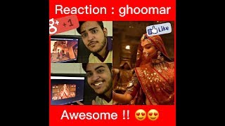 Indian Guy Reacts to Ghoomar Song From Padmavati [upl. by Gereron175]