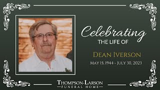 Dean Iverson Funeral Service [upl. by Liddy469]