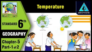 Temperature  Std 6  Geography  Chapter 5  Part 12  Maharashtra Board [upl. by Llehcal]