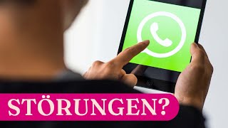 WhatsAppStörung MessengerDienst gibt Entwarnung [upl. by Aseret959]