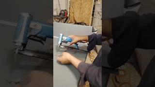 Satisfying Staple Gun reloading Detailing ASMR 👍 shorts automobile truck upholstery staplegun [upl. by Novonod826]