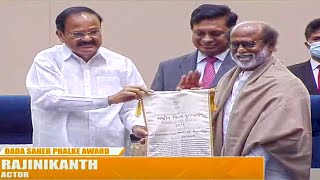 Rajinikanth honoured with Dadasaheb Phalke award 2021  67th National Film Awards [upl. by Bobbi]