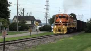 OHCR coal train pulling into Conesville [upl. by Nanek]