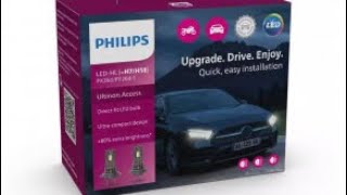 Комплект светодиодов Philips Ultinon Access LEDHL 11972U2500CX H7  H18 [upl. by Yasnil]