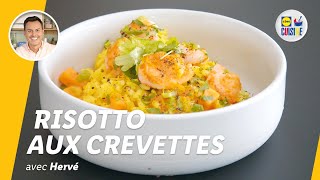 Risotto aux crevettes  Lidl Cuisine [upl. by Yojal]