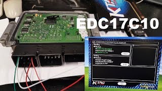 Read and write Bosch EDC17C10 with the Tricore TC1797 using Ktag [upl. by Nrehtak]