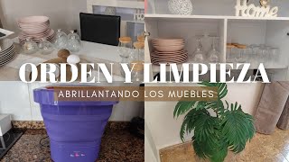 ORDEN Y LIMPIEZA🧹🧽ABRILLANTANDO MUEBLESlimpieza organizacion motivation [upl. by Muhcan518]