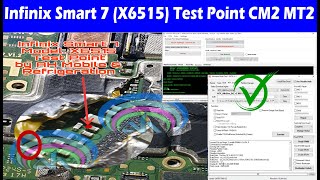 Infinix Smart 7 X6515 Test Point 100 Working CM2 UMT [upl. by Ettennek]