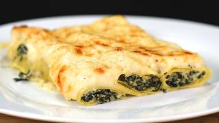 Cannelloni Ricotta Spinaci🥬 Un piatto irresistibile per ogni occasione😋 [upl. by Eadahs]