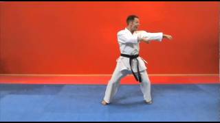 ShitoRyu Shukokai  Kata  naihachi shodan  slow [upl. by Ahsatel]