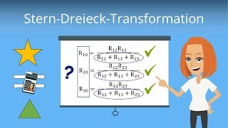 Stern Dreieck Transformation  Umwandlung  Elektrotechnik einfach erklärt [upl. by Carry]