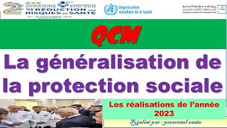 QCM  Généralisation Protection Sociale  Dernières Réalisations 2023 à ne pas Manquer pour lExamen [upl. by Alves]