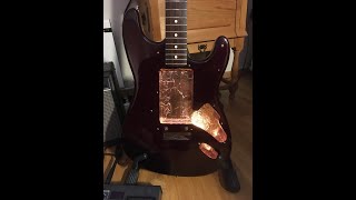 Copper shielded Stratocaster [upl. by Gaidano]