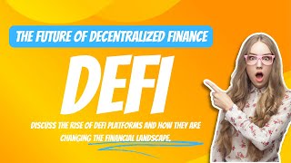 The Future of DeFi How Decentralized Finance is Revolutionizing Money  Coinicyt [upl. by Tnilk577]