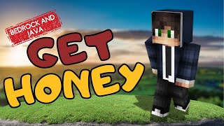 How to Get Honey in Minecraft Bedrock and Java  Minecraft Tutorial 2024 [upl. by Carlile158]