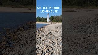 Sturgeon Point Lighthouse in Harrisville Michigan [upl. by Crowns]