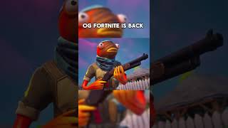 FORTNITE OG MAP IS BACK fortnite ogfortnite rebirthisland [upl. by Joline181]