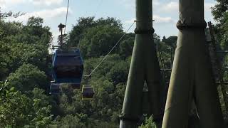 The terror of the Alton Towers Skyride stopping  glad I didnt take the cable cars today [upl. by Egide]