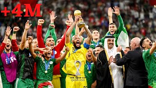 Le Parcours De Léquipe Nationale DAlgérie 🇩🇿 Coupe Arabe QATAR 2021 ⚽🎖Musique DZ [upl. by Ambrosius]