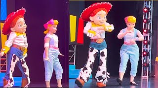 Pixar Pals Playtime Kids Party at Disneyland Park  DisneylandDisney World  Jessie Woody Part 1 [upl. by Kery3]