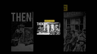 HISTORICAL WWII THEN VS NOW PHOTO BLENDS viralshorts ww2 [upl. by Nolyad796]