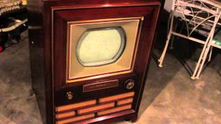 RCA 1954 Victor First Color TV CT100 Vintage Television Video 1 [upl. by Gombach]