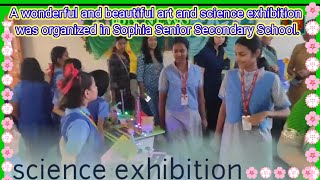 A wonderful and beautiful art and science exhibition was organized in Sophia Senior Secondary School [upl. by Yrrad]