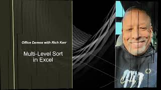 Multi Level Sort In Microsoft Excel [upl. by Peacock]