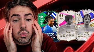 O INACREDITÁVEL TRIO 98 BRILHANDO FUT DRAFT FC 24 [upl. by Eastlake]