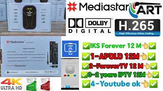 Mediastar MSMINI 3030 H265 New latest Models 2023 Dolby Plus Complete Review  ART Satellite [upl. by Nalliuq829]