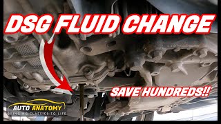 VW DSG Transmission Fluid Change Save HUNDREDS of Dollars [upl. by Treulich]