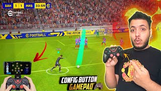 How To Play eFootBall 2024 Mobile with the GamePad Config  Pes 24 Gamepad X3 joystick [upl. by Yecal518]