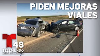 Piden mejoras en Vasco Road en el condado Contra Costa ante serie de accidentes mortales [upl. by Barnett519]