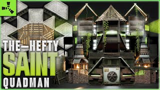 The Hefty Saint  QUAD MAN House  60 ROCKET Raid  Easy amp Safe  RUST Base Designs 2024 [upl. by Catherina]