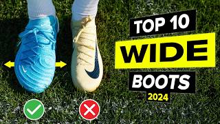 Best football boots for WIDE feet 2024 [upl. by Grange772]