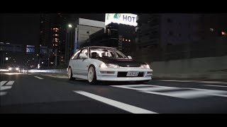 “Nagoya kanjo EF Civic”  the boy in the rabbit  PANS EYE [upl. by Aivatnuhs]