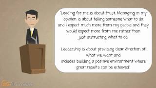 Interview Skills  What is more important managing or leading [upl. by Portie]