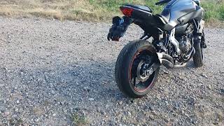 Yamaha MT 07 Sound Ixil Race Exhaust [upl. by Laon952]