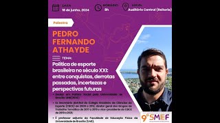 Prof Dr Pedro Fernando Athayde na Palestra da IX SMEF Part1 [upl. by Aehsel107]