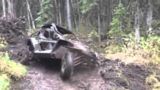 Arctic Cat Wildcat 1000  3 wheel action on 30quotquot Outlaw 2s [upl. by Grussing]