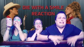 DIE WITH A SMILE SONG REACTION LADY GAGA FEAT BRUNO MARS [upl. by Enneicul802]