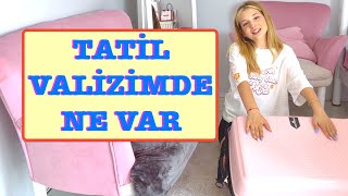 Yaz Tatil Valizimde Ne Var Ecrin SU Çoban [upl. by Bernardine135]