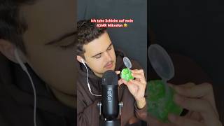 Schleim auf meinem ASMR Mikrofon 😱 [upl. by Imerej]