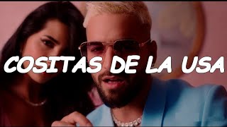 Maluma  Cositas de la USA Official Video Lyric [upl. by Martelli]