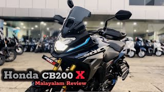 Honda CB200x 2024 Malayalam review dreamcatcherdcmedia Adventure Honda CB200x [upl. by Nonaihr]