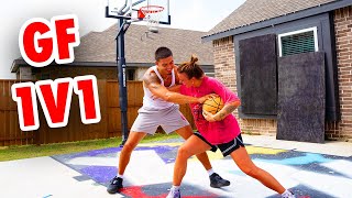 1v1 vs My GIRLFRIEND… SHES TUFF [upl. by Biddy]