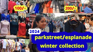 🧥🧤🧣🧦Esplanade new market cheapest winter collection 2024  kolkata  dharmtala  parkstreet winter [upl. by Isnyl620]