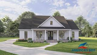 MODERN FARMHOUSE PLAN 453400061 WITH INTERIOR [upl. by Fleda425]